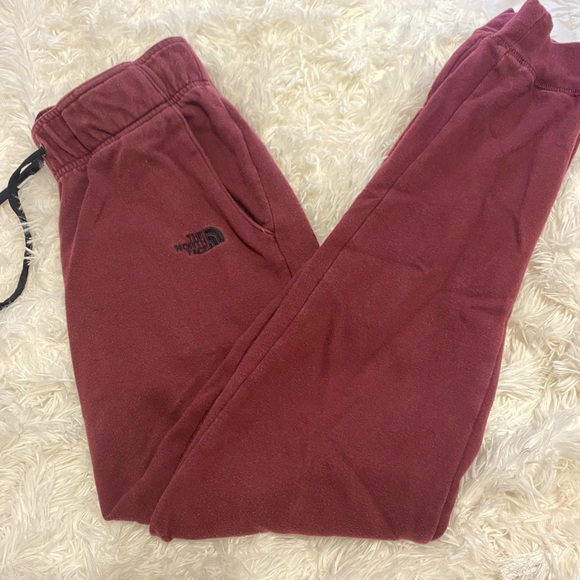 The North Face Pants - The north face burgundy joggers size small. Super comfy and cute.